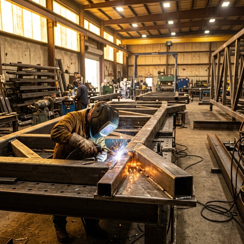 Custom fabricated steel furniture and products